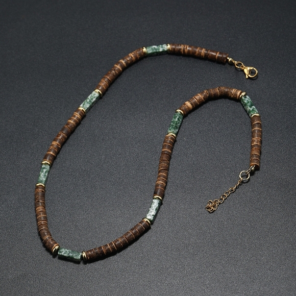 Beads Men's Necklace - Picture 1 of 3